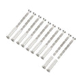PATIKIL Door Handle Screws M4 x 50mm, 10 Set Cabinet Handle Break Away Screws for Drawer Pull with M4 x 25mm Sleeve Slub Bolt for Door Lever Knob - size: M4 x 50mm