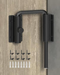 Sliding Door Loop Lock, Security U-Bolt Locks, Black - color: Black-1PC