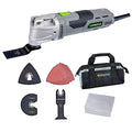 Genesis Oscillating Tool 3.5 Amp Oscillating Multi Tool with 3.7° Oscillation Angle, 6 Variable-Speeds with 16-Piece Accessory Set, Storage Box, Carrying Bag, and 2 Year Warranty (GMT35T) - size: 3.5 Amp Tool-less Blade Change
