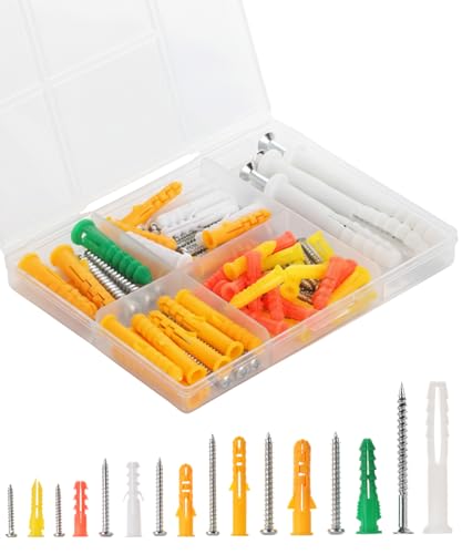 Mr. Pen- Drywall Anchors and Screws Assortment Kit, 100 Pcs