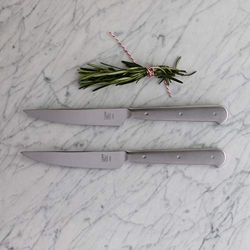 ZWILLING Porterhouse Steak Knife Set, 8 pc, Stainless Steel - color: Stainless Steel, size: 5"