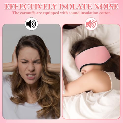 Holibanna Sleep Earmuffs Cotton Ear Covers for Sleeping 2 Pack