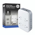 GE All-in-One Surge Protector Wall Tap, 8 Outlets