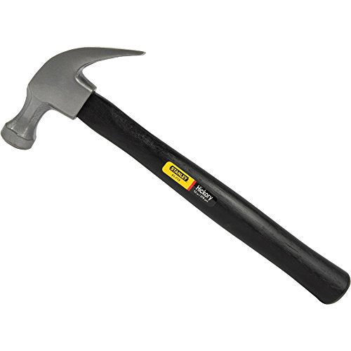 Stanley 51-713 Curved Claw Hammer 13 Oz, Hickory Handle