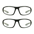 proSPORT Bifocal Safety Glasses ANSI Z87 Black Frame Clear Lens Safety Reading Glasses Men Women Industrial Work Protection - color: Clear - 2 Pairs