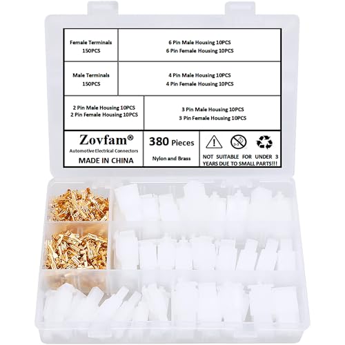 Automotive Electrical Wire Connectors Kit 2.8mm 2 3 4 6 Pin Crimp Plugs
