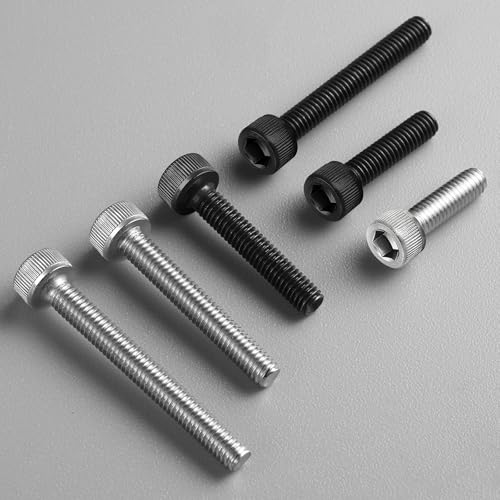 30pcs M8 x 25mm Hex Socket Head Cap Screws Bolts, 12.9 Grade Alloy Steel, Black Oxide Finish, Allen Socket Drive, Full Threads,with Hex Spanner - size: M8x25mm