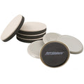 Super Sliders 7" Round Reusable Furniture Sliders- Large Multi Surface Pack to Easily Move Items Across Hardwood or Carpet 8 Pack Beige