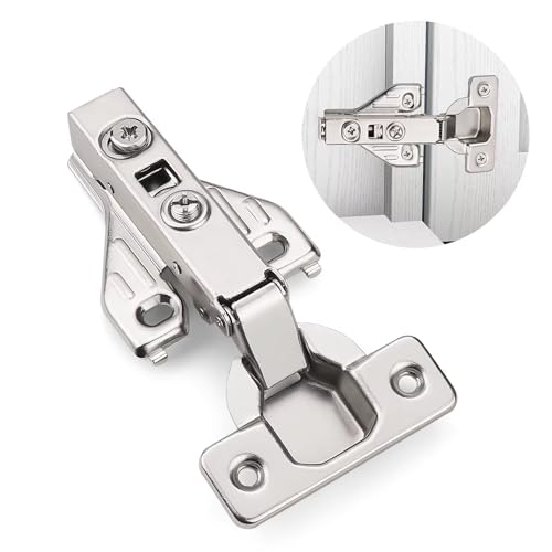 Probrico 16 Pairs Soft Closing Cabinet Hinges - Full Overlay Concealed Face Frame Corner for Kitchen Cabinets - size: 16 Pairs