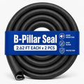 2pcs 2.62ft B-Pillar Car Door Seal Strip Automotive Weather - size: 2.62ft