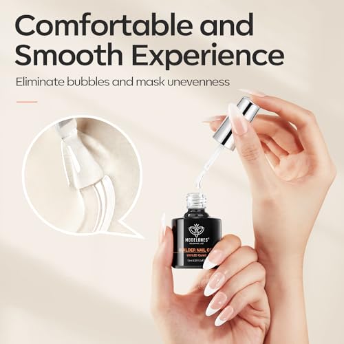 modelones Builder Nail Gel, 2 Pcs Clear Builder Nail Polish Base - color: Builder Clear Clear