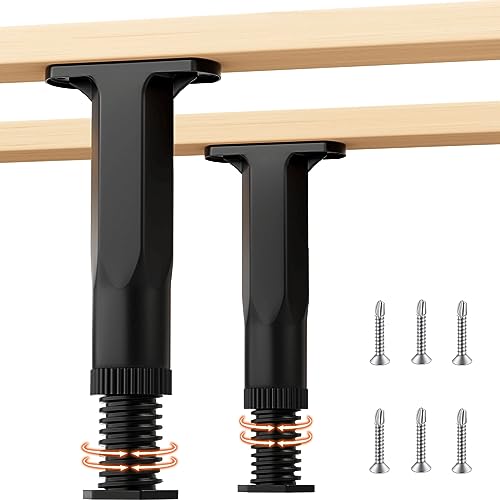7.6-14.5in Bed Support Legs for Bed Frame Support,Slat Support 2PC - size: 2pcs (7.6-14.5 in Adjustable)