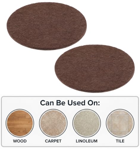 6 Pcs Felt Furniture Pads for Hardwood Floors, Adhesive Chair Felt Pads