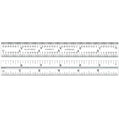 Starrett Blade Only for Combination Squares, Sets & Bevel Protractors, 6" L - size: 6", style: 4R Graduation
