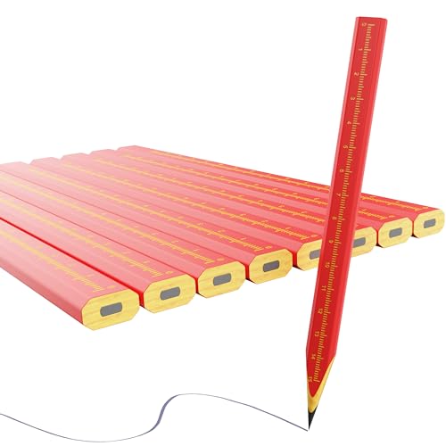 Carpenter Pencils for Construction Woodworking pencil Scriber woodworking Marking Tool for Contractor (8 PCS) - color: 8 PCS FBA