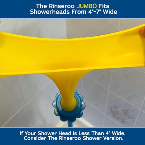 Rinseroo JUMBO Shower Cleaning Thing Slip-On Handheld Hose Attachment
