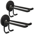ULIBERMAGNET Double Layer Magnetic Hooks,Heavy Duty Magnetic Storage Hooks for Garden Tools,Shovel,Rope,Cable,Hose,Power Tool Organizer for Garages,Gardens,Workshop (2PACK/3.46INCH) - style: 2PACK Magnetic Tools Hooks