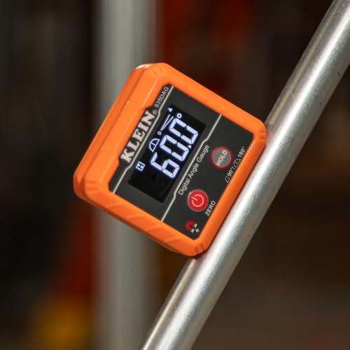 Klein Tools 935DAG Digital Electronic Level and Angle Gauge, Measures 0 - 90 and 0 - 180 Degree Ranges, Measures and Sets Angles - style: Gauge / Level