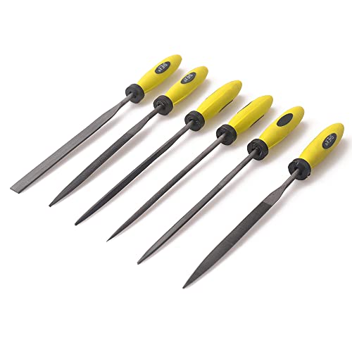Needle File Set (6 PIECE Set) 3x150mm - color: Carbon Steel, size: 3x150mm