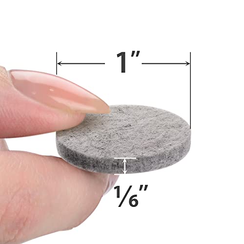 Felt Furniture Pads X-PROTECTOR - 48 Premium Felt Pads Floor Protector - size: 48 PCS 1" Grey, Round