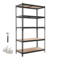 VEVOR Storage Shelves, 5-Tier Adjustable, 2500 lbs Capacity, Heavy Duty Garage Storage Shelving Unit, Metal Utility Rack Shelf, for Garage Warehouse Basement Kitchen, 40.35" W x 20.35" D x 71.38" H - size: 20" D x 40" W x 72" H