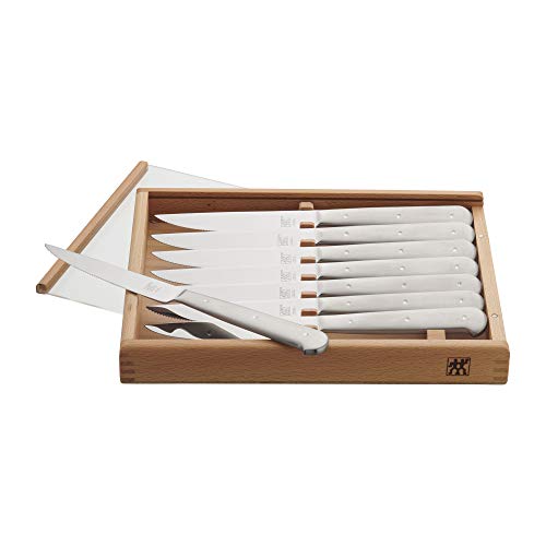 ZWILLING Porterhouse Steak Knife Set, 8 pc, Stainless Steel - color: Stainless Steel, size: 5"