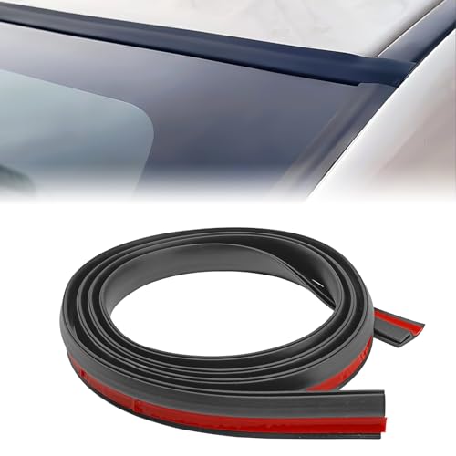Windshield Rubber Seal Strip - 1.7M/ 5.6Ft Rubber Weather Stripping Window Seal Strirp Moulding Trim, Sunroof Seal for Car/Truck/SUV Front Rear Windshield (1PC)