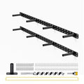2pcs Floating Shelf Hardware Heavy Duty Hidden Shelf Brackets Support,Wall Mounting Invisible Floating Shelves Bracket with Jig (40" x 4" x 1.5") - size: 40" x 4" x 1.5"