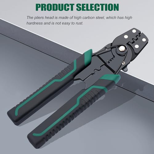 Twidec/Wire Crimper Tool With Stripper Cutter,Multifunctional Crimping Pliers Terminal Pliers For Insulated Electrical Connectors(22-10 AWG) N-060 - style: N-060 AWG26-10