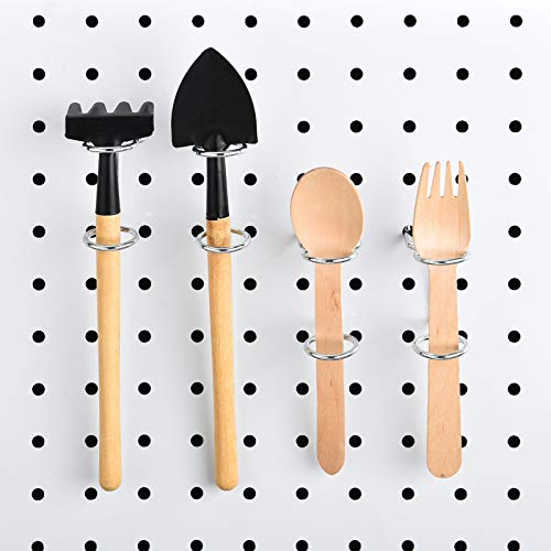 Ripeng 12 Pcs Silver 12 Pcs Screwdriver Organizer Tool Holders Multi-tool Holder - color: Silver