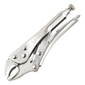 URASISTO 7-Inch Locking Pliers, Curved Jaw Locking Pliers with Wire Cutter, Fit for Clamping Twisting Welding