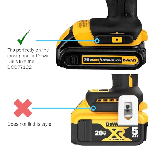 Magnetic Bit Holder for DEWALT 20V Drill Driver Bits Set Low Profile Tool Accessories, 2 Pack