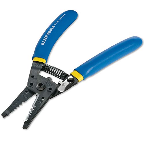 Klein Tools 80018P Tool Kit, Made in USA, Set with Wire Stripper, Screwdriver, Non-Contact Voltage Tester, GFCI Outlet Tester, Residential Tool Kit, 4-Piece - size: 4-Piece Residential Kit