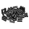 PATIKIL 120Pcs ABS Spacers 4mm ID, 7mm OD, 18mm Height Plastic Round Stud Spacer Black Nylon Washers Nut Unthreaded Rubber for M4 Screws Bolts Barrel - size: 4mm ID, 7mm OD, 18mm Height
