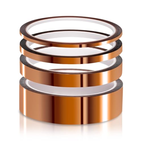ELEGOO High Temp Tape, 4 Pack Polyimide High Temperature Resistant Tape