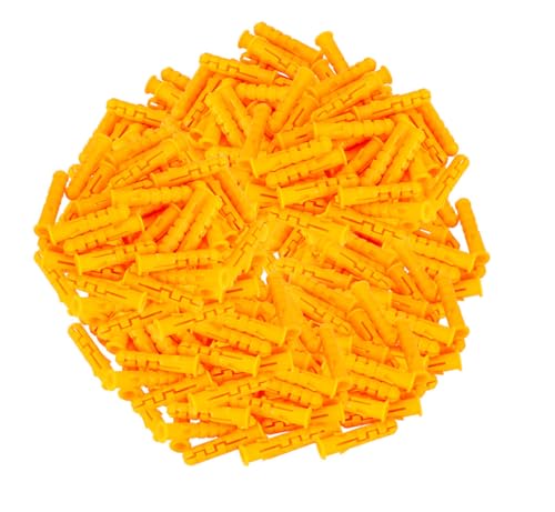 130 Pcs Premium Quality Plastic Drywall Wall Anchors (Screws No Included),Bulk Pack #8x1-3/5 - size: #8x1-3/5"