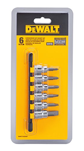 DEWALT DWMT 3/8 DR 6PC SCRWDR BIT SKT SET