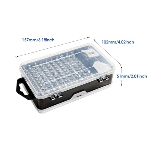 Precision Screwdriver Set, 115-in-1 Electronics Repair Tool Kit for Computer, Laptop, Phone, Watch, Game Console, Electronic,PC Repair Tool Kit
