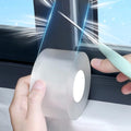 Window Weather Sealing Tape 2 Inch x 33 FT Weather Stripping Residue-Free Clear Window Insulation Caulk Tape for Doors Windows and Shower Glass Gaps Bathroom - size: 2 in x 33 ft x 20 mils