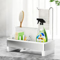 Ewaiira Sponge Holder for Kitchen Sink, Stainless Steel Sink Caddy - color: E-white
