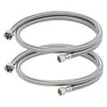48" Faucet Supply Line, 3/8 inch Comp x 1/2 inch FIP Faucet Connector, Braided Stainless Steel Faucet Hose for Bathroom Sink and Kitchen, Leak-Resistant cUPC Certified Water Supply Line, 2 Pack - size: 48inch