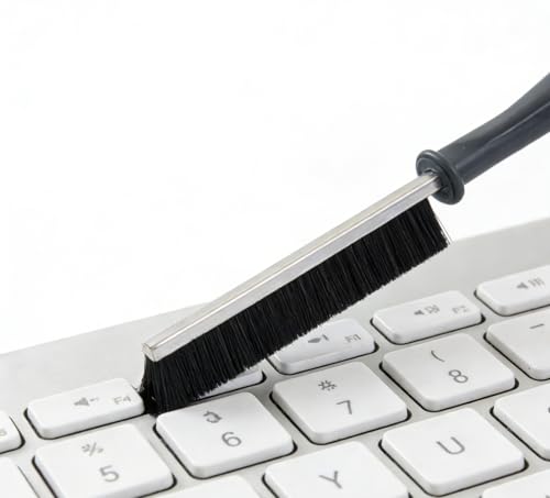 3-Pack Grout and Crevice Cleaning Brushes Set, Hard Bristle Multi-Surface Gap Brush for Tile Grout, Windows, Doors, Sink Edges, Shower Tracks
