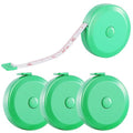 4 Pack Soft Retractable Measuring Tape,60-Inch 150cm,Green Double Scale Measurement Tape,for Body Measuring Sewing Tailor Cloth Knitting Home Craft Measurements - color: 4 Pack (green)
