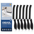 CLEANGOR Crevice Cleaning Brushes, Cleaner Scrub Brush Tool for Crevice - color: Black