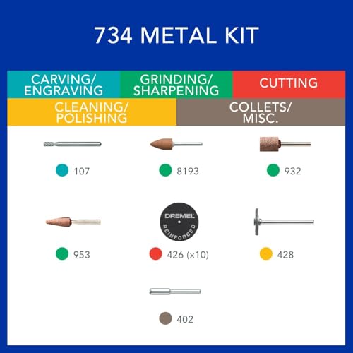 Dremel 734-01 16-Piece Metal Accessory Micro Kit