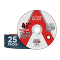 SALI 25 Pack 4-1/2 Inch Cut Off Wheels, Thin Cutting Discs .045" x 7/8" with Aluminum Oxide Grit, Aggressive Cutting for Metal & Stainless Steel, Compatible with Angle Grinders