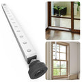 1 Pack Adjustable Window Security Bars for Inside, 17-33 Inch - color: White - 1 Pack
