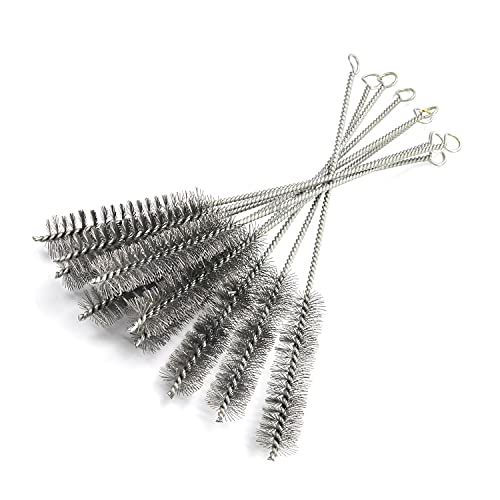 Steel Wire Tube Brush, 1.0-inch Diameter, 12-inch Length,10pcs - color: 10pcs, size: 2.5cm