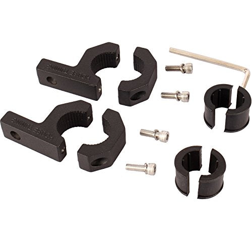 House Tuning 4pcs 3/4 inch Light Mount Bracket for 0.75" Tube Clamp 19mm Roll bar Clamp Brackets (Include 4 Clamp) - size: 0.75"-Clamp Kit
