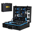 247PCS Tool Set, Home Maintenance Tool Kit with Portable Aluminum Tool Box, Complete General Mechanic Tool Set Hand Tool Set, All Purpose Repair Tool Set for Home Auto Garage DIY - color: 247pcs - Black